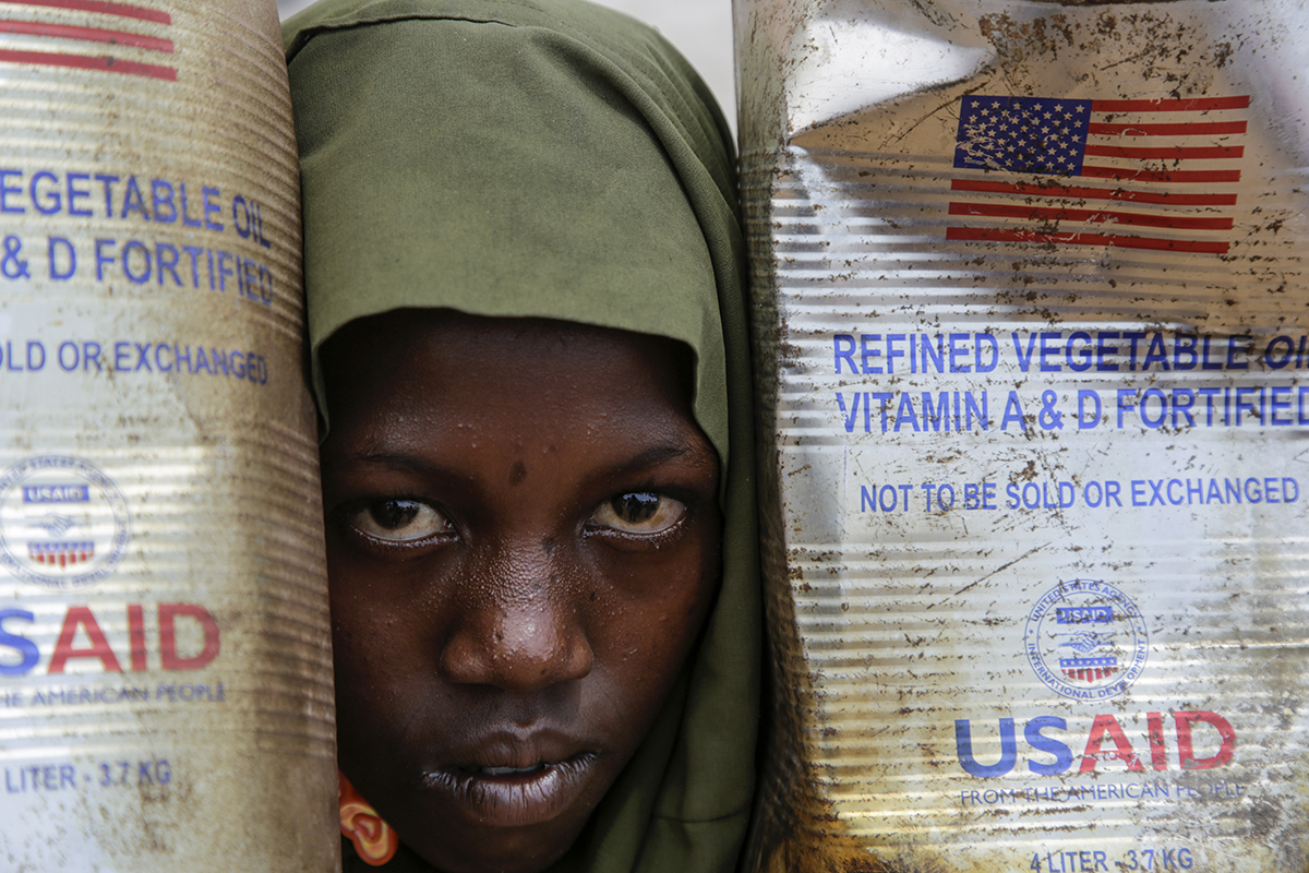 Somaliska flyktingar hör till dem som fått nödhjälp från USAID. Foto: AP/TT